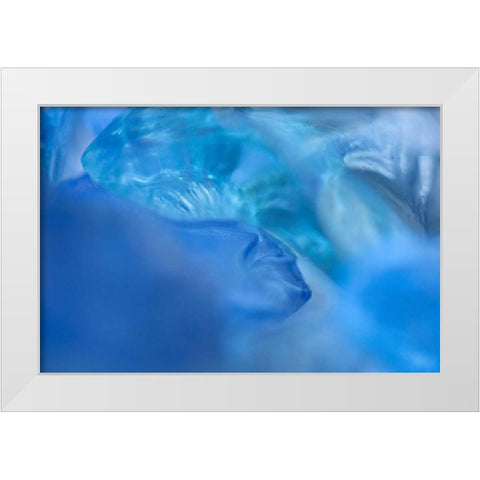 Sea Glass V White Modern Wood Framed Art Print by Millet, Karyn