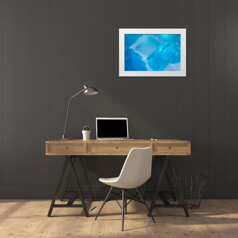 Sea Glass VI White Modern Wood Framed Art Print by Millet, Karyn