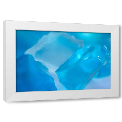 Sea Glass VI White Modern Wood Framed Art Print by Millet, Karyn