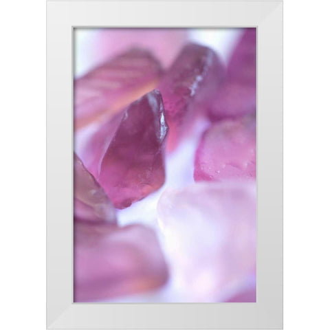 Sea Glass VII White Modern Wood Framed Art Print by Millet, Karyn