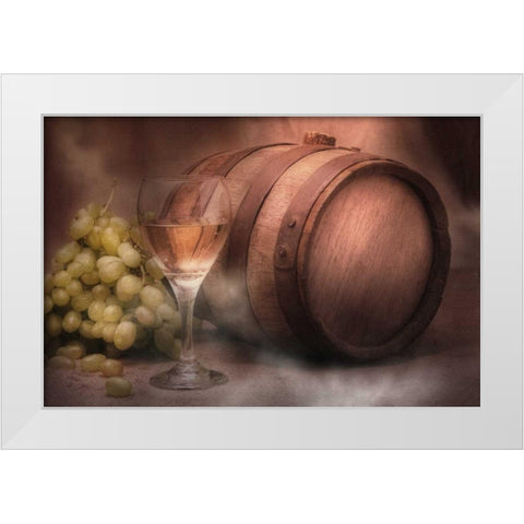 Vintage Wine White Modern Wood Framed Art Print by McNemar, C. Thomas