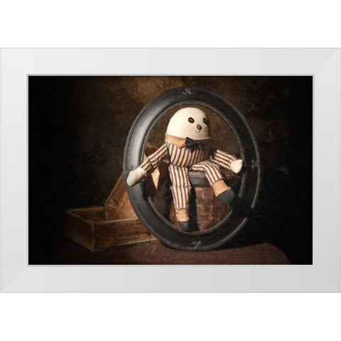 Humpty Dumpty White Modern Wood Framed Art Print by McNemar, C. Thomas