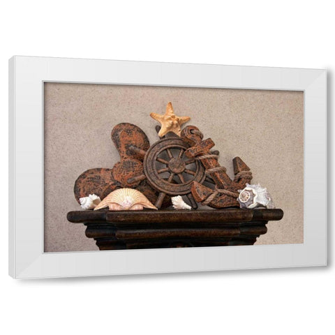 Nautical Still Life II White Modern Wood Framed Art Print by McNemar, C. Thomas