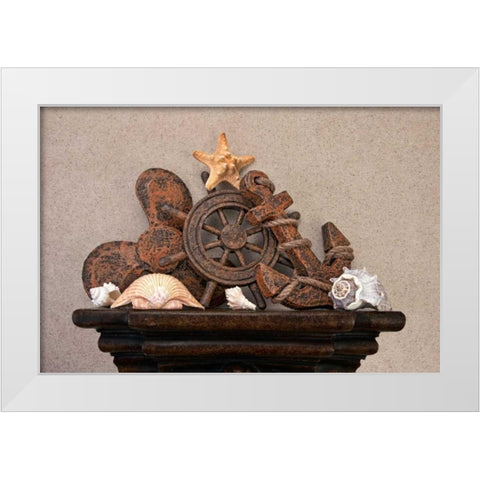 Nautical Still Life II White Modern Wood Framed Art Print by McNemar, C. Thomas