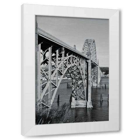 BW St. Johns Arches II White Modern Wood Framed Art Print by Moore, Brian