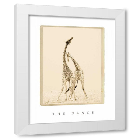The Dance White Modern Wood Framed Art Print by Parker, Susann