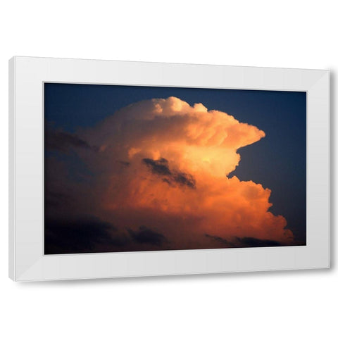 Build Up White Modern Wood Framed Art Print by Putman, Tammy