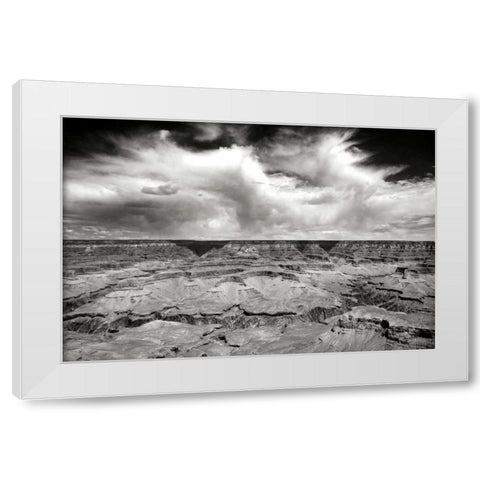Grand Canyon Winds BW White Modern Wood Framed Art Print by Taylor, Douglas
