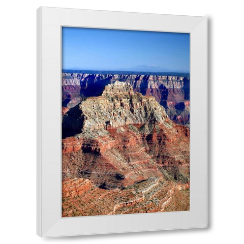 Vishnu Temple White Modern Wood Framed Art Print by Taylor, Douglas