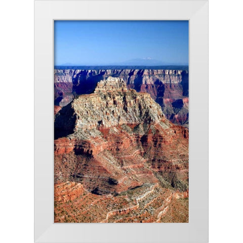 Vishnu Temple White Modern Wood Framed Art Print by Taylor, Douglas