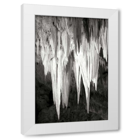 Carlsbad Cavern II BW White Modern Wood Framed Art Print by Taylor, Douglas