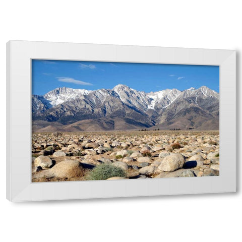 Sierra Nevada Mountains II White Modern Wood Framed Art Print by Taylor, Douglas