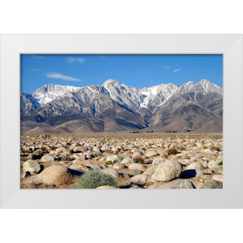 Sierra Nevada Mountains II White Modern Wood Framed Art Print by Taylor, Douglas