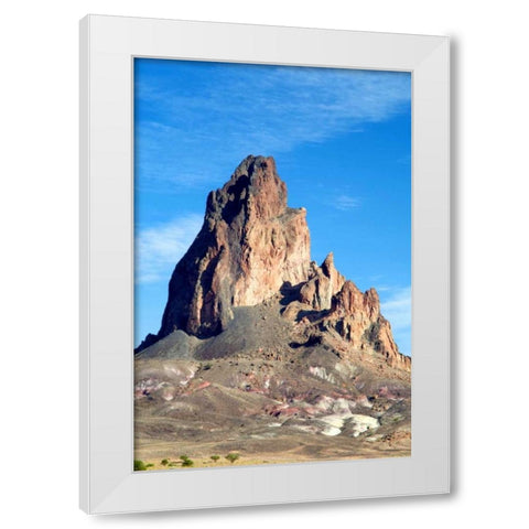 Agathla Peak White Modern Wood Framed Art Print by Taylor, Douglas