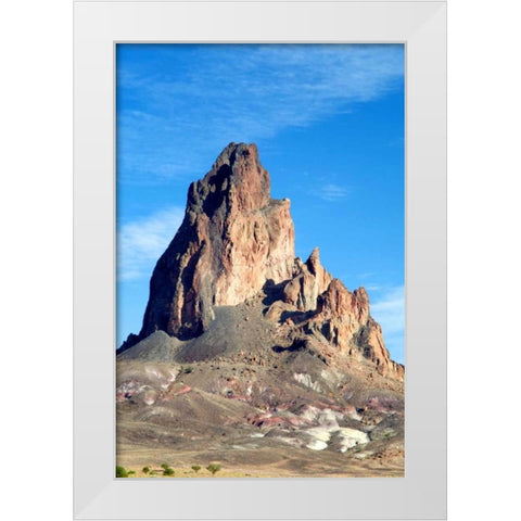 Agathla Peak White Modern Wood Framed Art Print by Taylor, Douglas