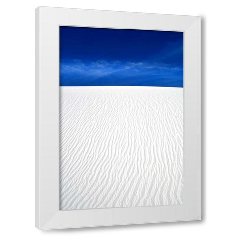 White Sands I White Modern Wood Framed Art Print by Taylor, Douglas