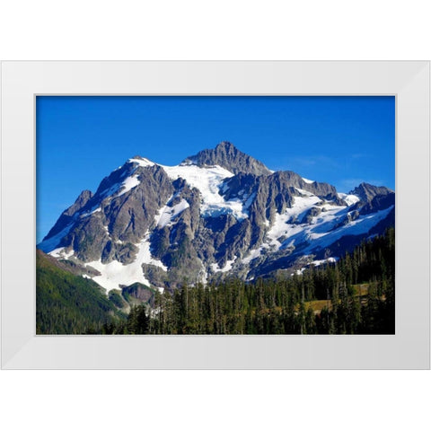 Mt. Shuksan White Modern Wood Framed Art Print by Taylor, Douglas