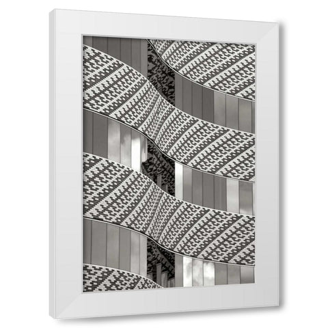 Brick and Glass I BW White Modern Wood Framed Art Print by Taylor, Douglas