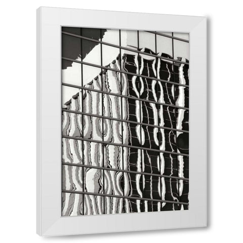Architectural Glass BW White Modern Wood Framed Art Print by Taylor, Douglas