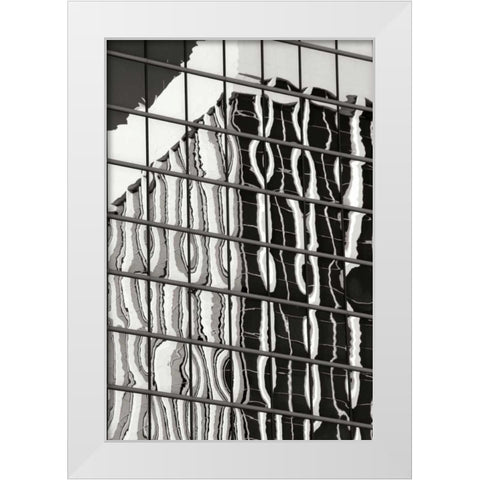 Architectural Glass BW White Modern Wood Framed Art Print by Taylor, Douglas