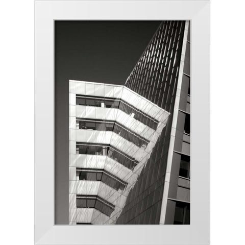 Design Reflections BW White Modern Wood Framed Art Print by Taylor, Douglas