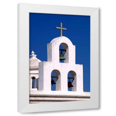 Mission Bells I White Modern Wood Framed Art Print by Taylor, Douglas