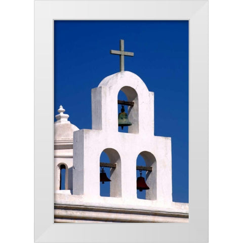 Mission Bells I White Modern Wood Framed Art Print by Taylor, Douglas