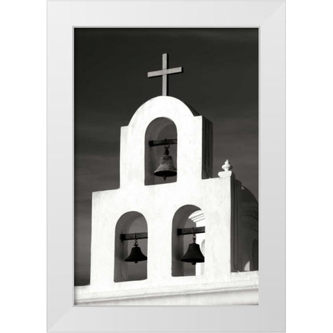 Mission Bells II BW White Modern Wood Framed Art Print by Taylor, Douglas
