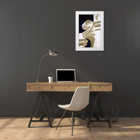 Mission Detail II White Modern Wood Framed Art Print by Taylor, Douglas