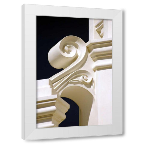 Mission Detail II White Modern Wood Framed Art Print by Taylor, Douglas