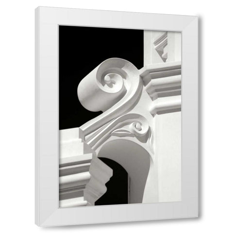 Mission Detail II BW White Modern Wood Framed Art Print by Taylor, Douglas