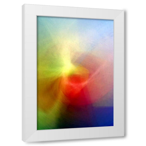 Arc Light White Modern Wood Framed Art Print by Taylor, Douglas