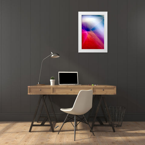 Volcano Visions White Modern Wood Framed Art Print by Taylor, Douglas