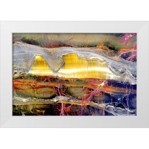 Marra Mamba Minerals White Modern Wood Framed Art Print by Taylor, Douglas