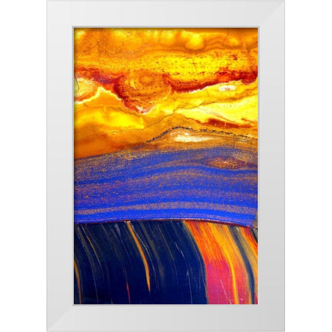 Archaea White Modern Wood Framed Art Print by Taylor, Douglas