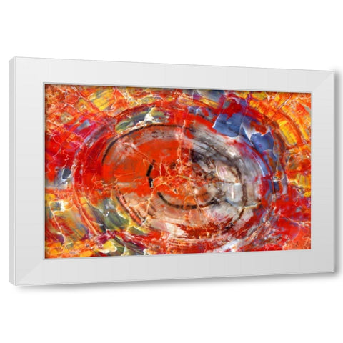 Minerals in Wood White Modern Wood Framed Art Print by Taylor, Douglas