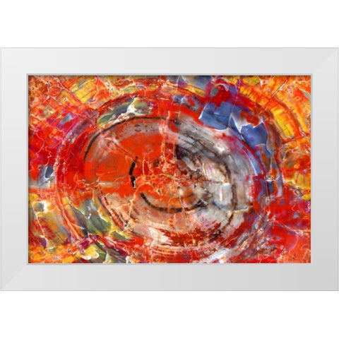 Minerals in Wood White Modern Wood Framed Art Print by Taylor, Douglas