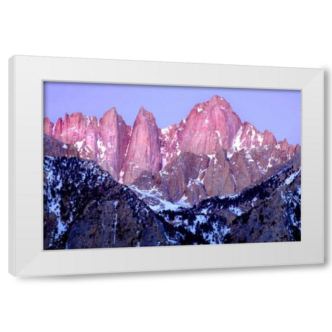 Dawns Early Light I White Modern Wood Framed Art Print by Taylor, Douglas