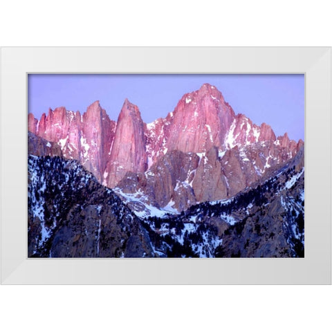 Dawns Early Light I White Modern Wood Framed Art Print by Taylor, Douglas