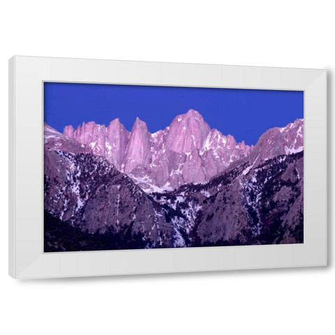 Dawns Early Light II White Modern Wood Framed Art Print by Taylor, Douglas