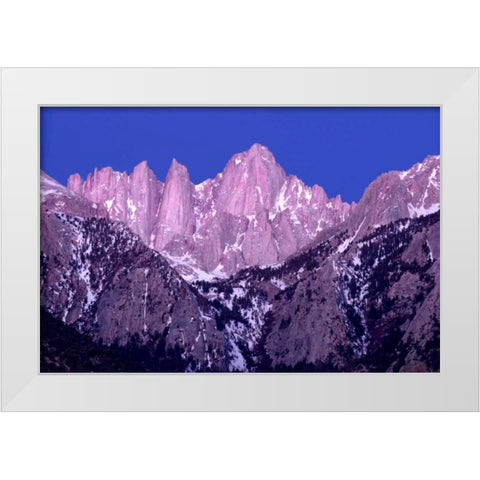 Dawns Early Light II White Modern Wood Framed Art Print by Taylor, Douglas