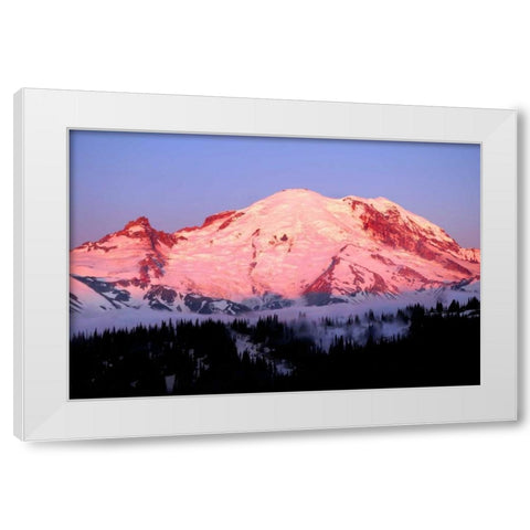 Summer Sunrise White Modern Wood Framed Art Print by Taylor, Douglas