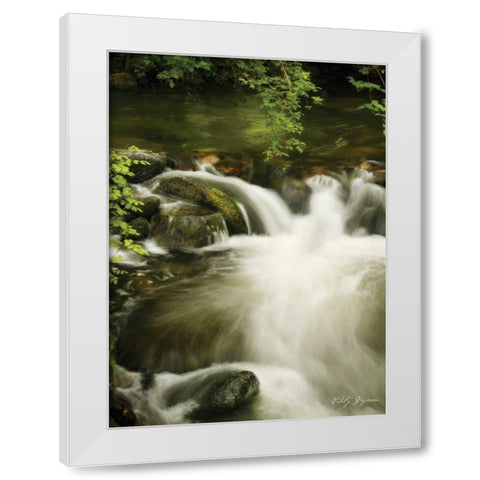Soothing Waters VI White Modern Wood Framed Art Print by Geyman, Vitaly