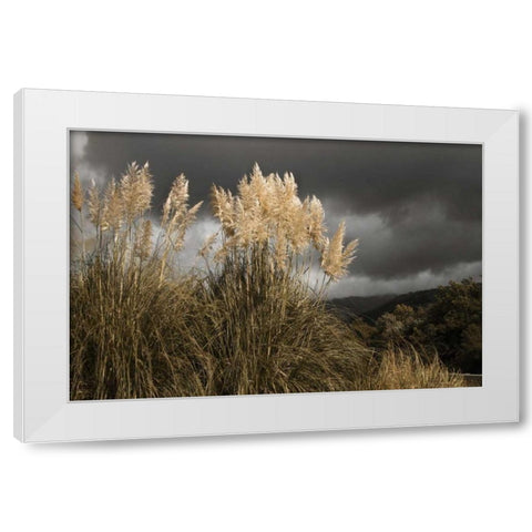 White Towers in the Storm I White Modern Wood Framed Art Print by Geyman, Vitaly
