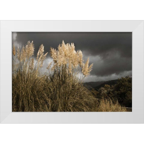 White Towers in the Storm I White Modern Wood Framed Art Print by Geyman, Vitaly