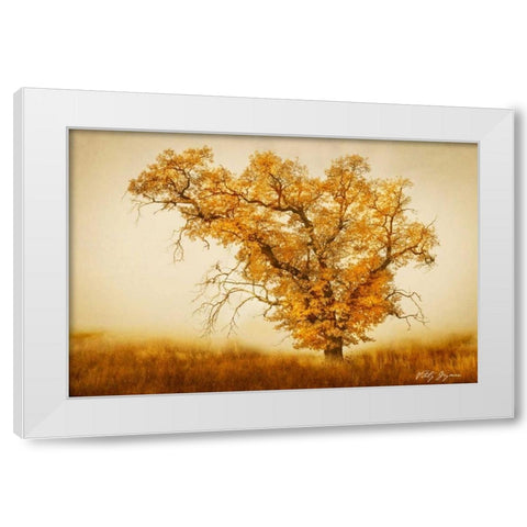 Misty VI White Modern Wood Framed Art Print by Geyman, Vitaly