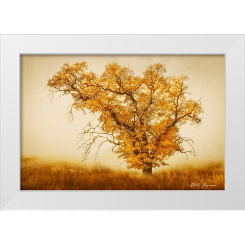 Misty VI White Modern Wood Framed Art Print by Geyman, Vitaly