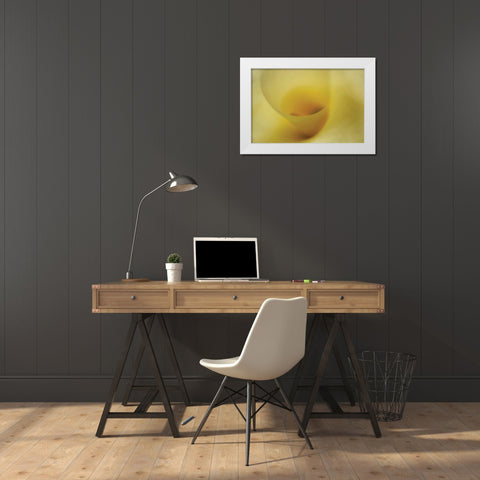 Tender Moments I White Modern Wood Framed Art Print by Geyman, Vitaly