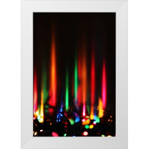 Reflections II White Modern Wood Framed Art Print by White, Leesa