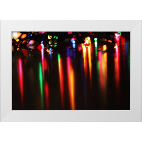 Reflections IV White Modern Wood Framed Art Print by White, Leesa
